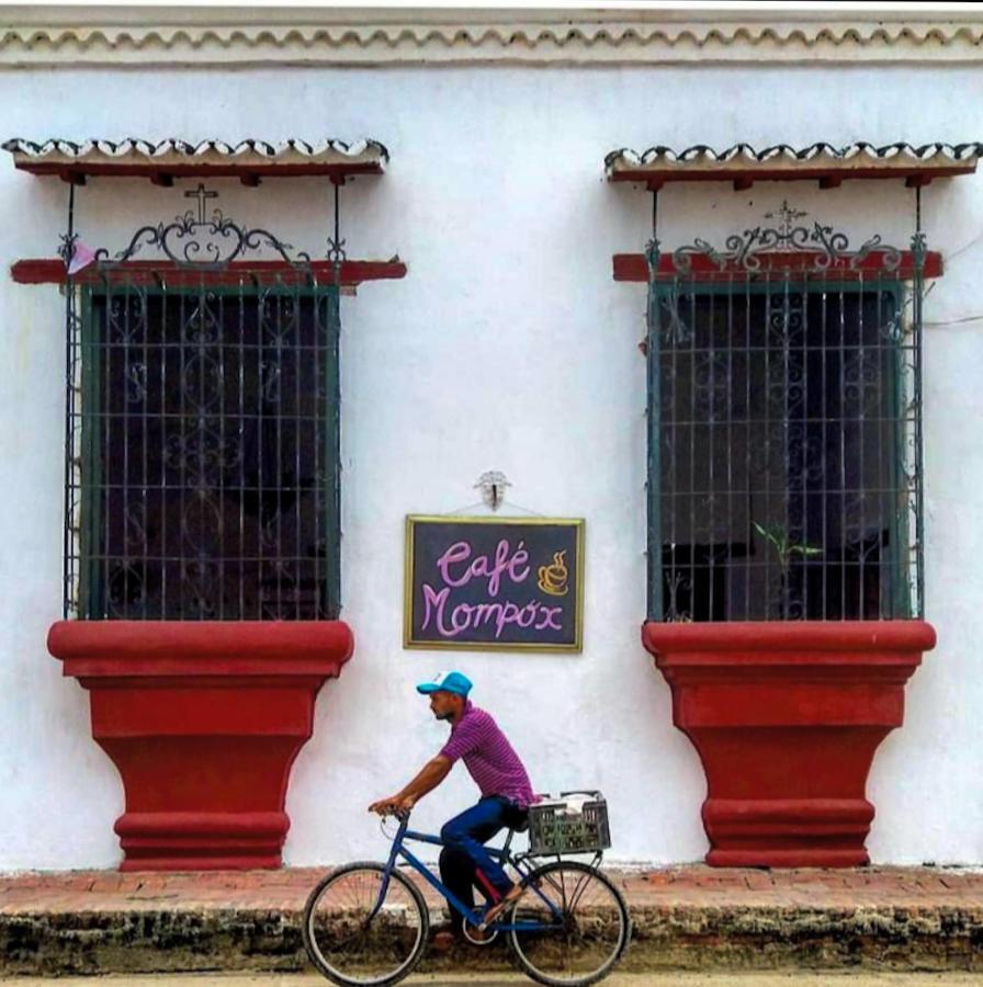 Cafe Mompox - Colonial House Daire Dış mekan fotoğraf